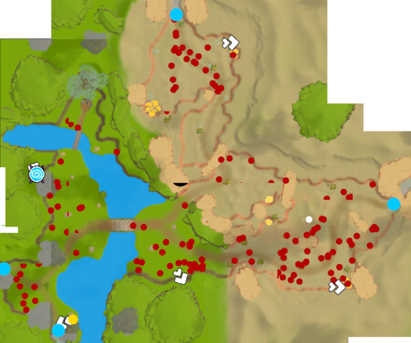 Forest Field 1マップ Forest Field 1マップ